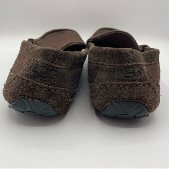 UGG  Ascot Brown Wool Slippers - Picture 3 of 5